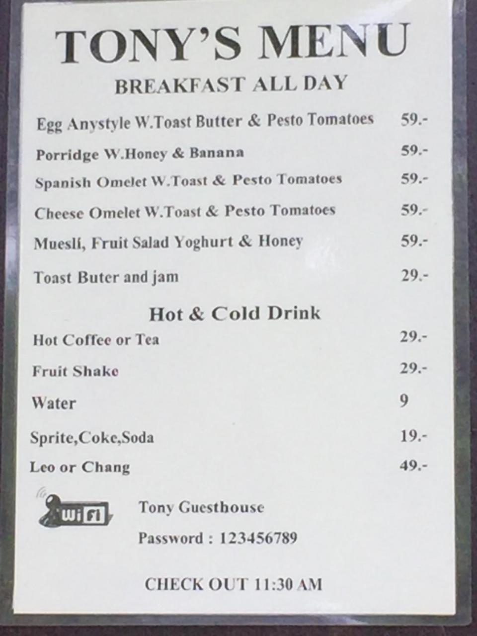 Tony Guesthouse Pai Ngoại thất bức ảnh